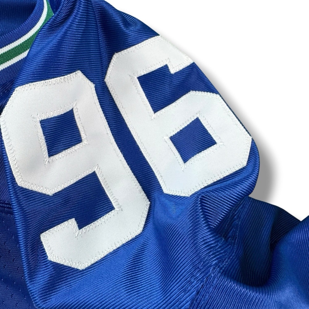 Reebok NFL Gridiron Classic Seattle Seahawks #96 Cortez Kennedy Retro Jersey L - Picture 11 of 13